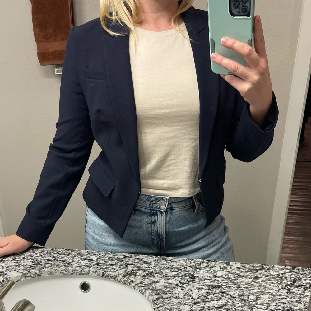 Express Navy Blue Blazer